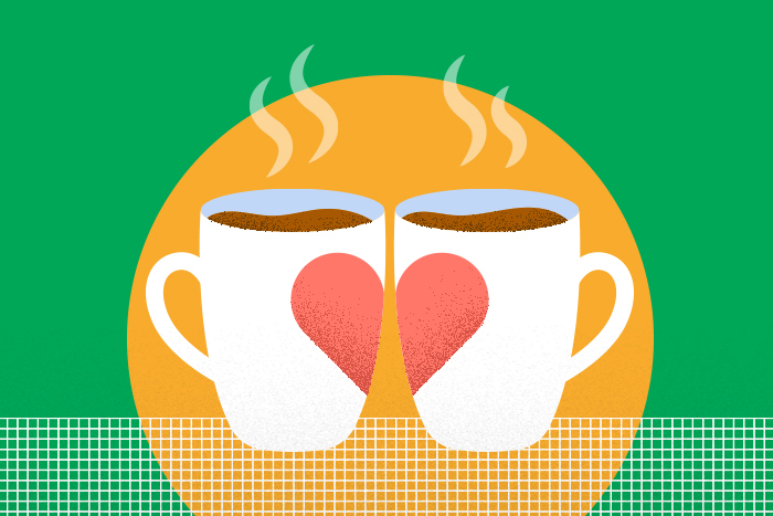 deux tasses de café